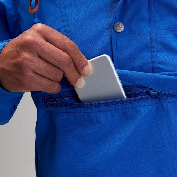 Alpine Design Men's Anorak Jacket in Blue Infusion. NWT! - Picture 7 of 12